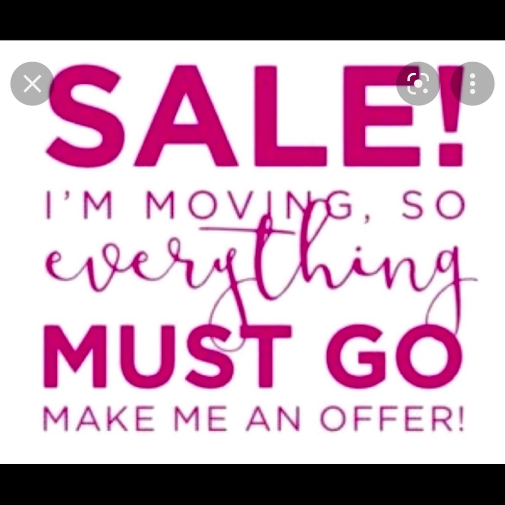 Moving sale everything must go bundle and send best offer